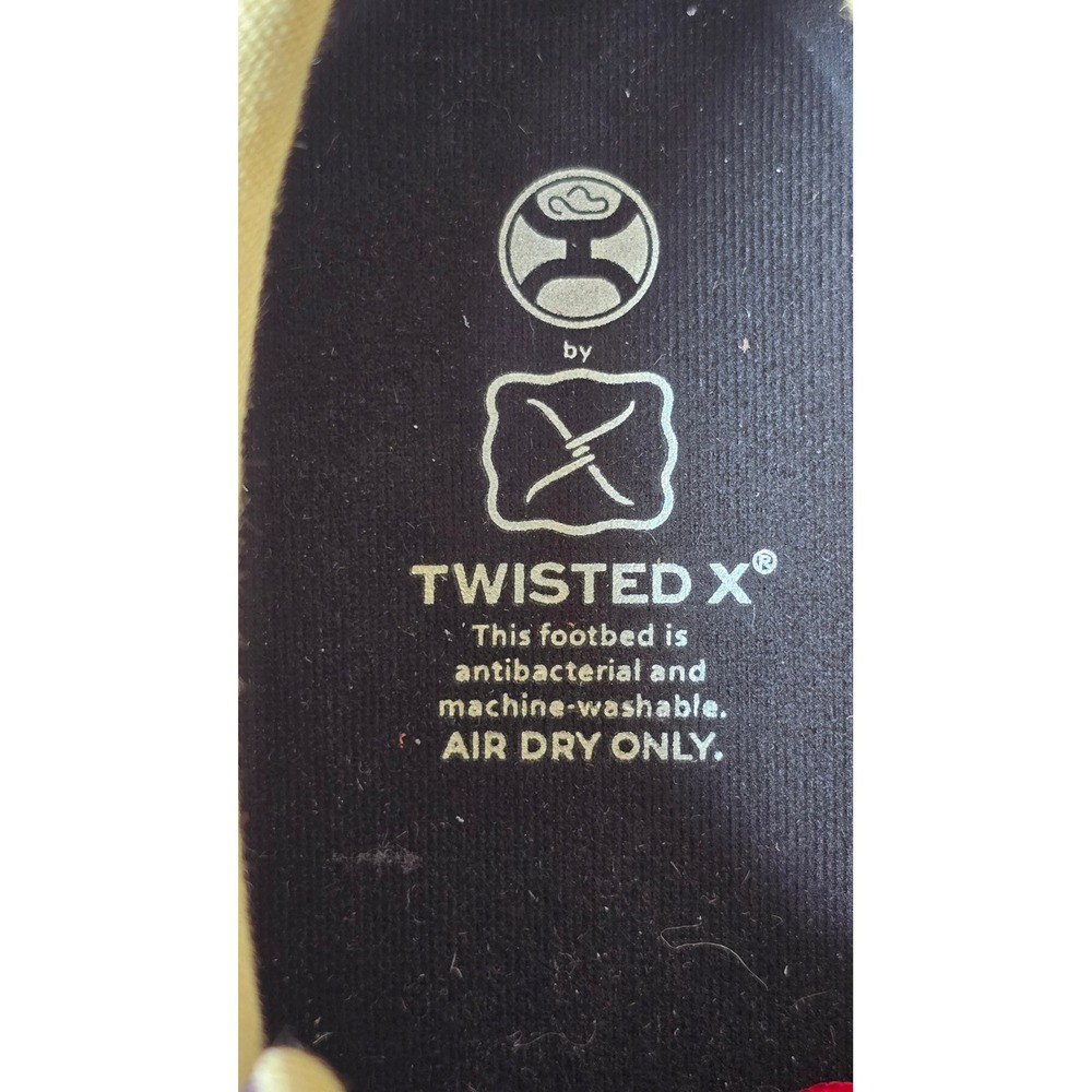 Twisted X WHYCO18‎ Multi-Color Aztec Serape Pattern Canvas Boat Shoes Women's 8M - Picture 9 of 9